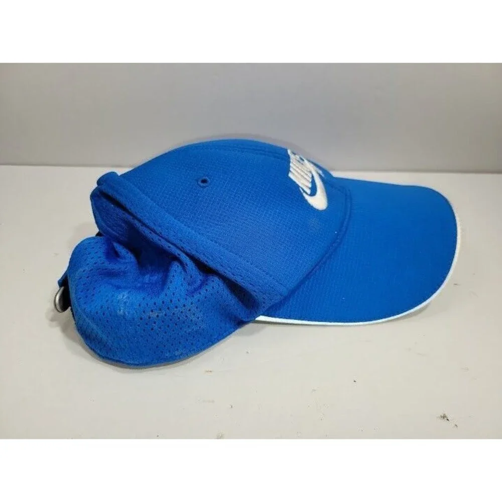 BLUE NIKE RUN RUNNING CAP. Adjustable - Picture 4 of 5
